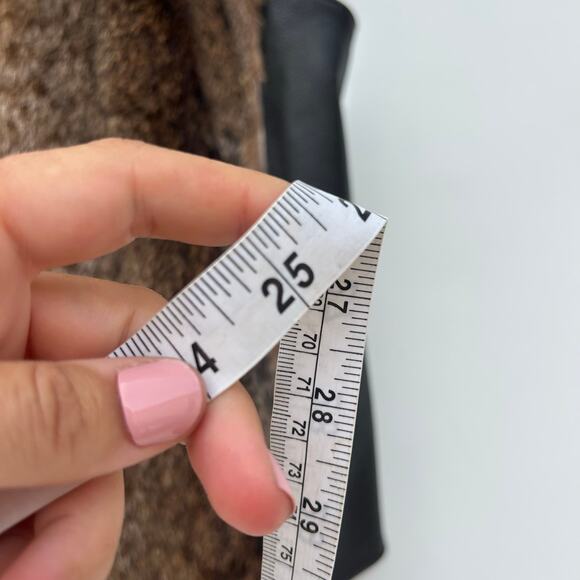 Saguaro West Men’s Leather Fur Biker Vest Plus Size 3XL Custom XXL - Picture 13 of 13